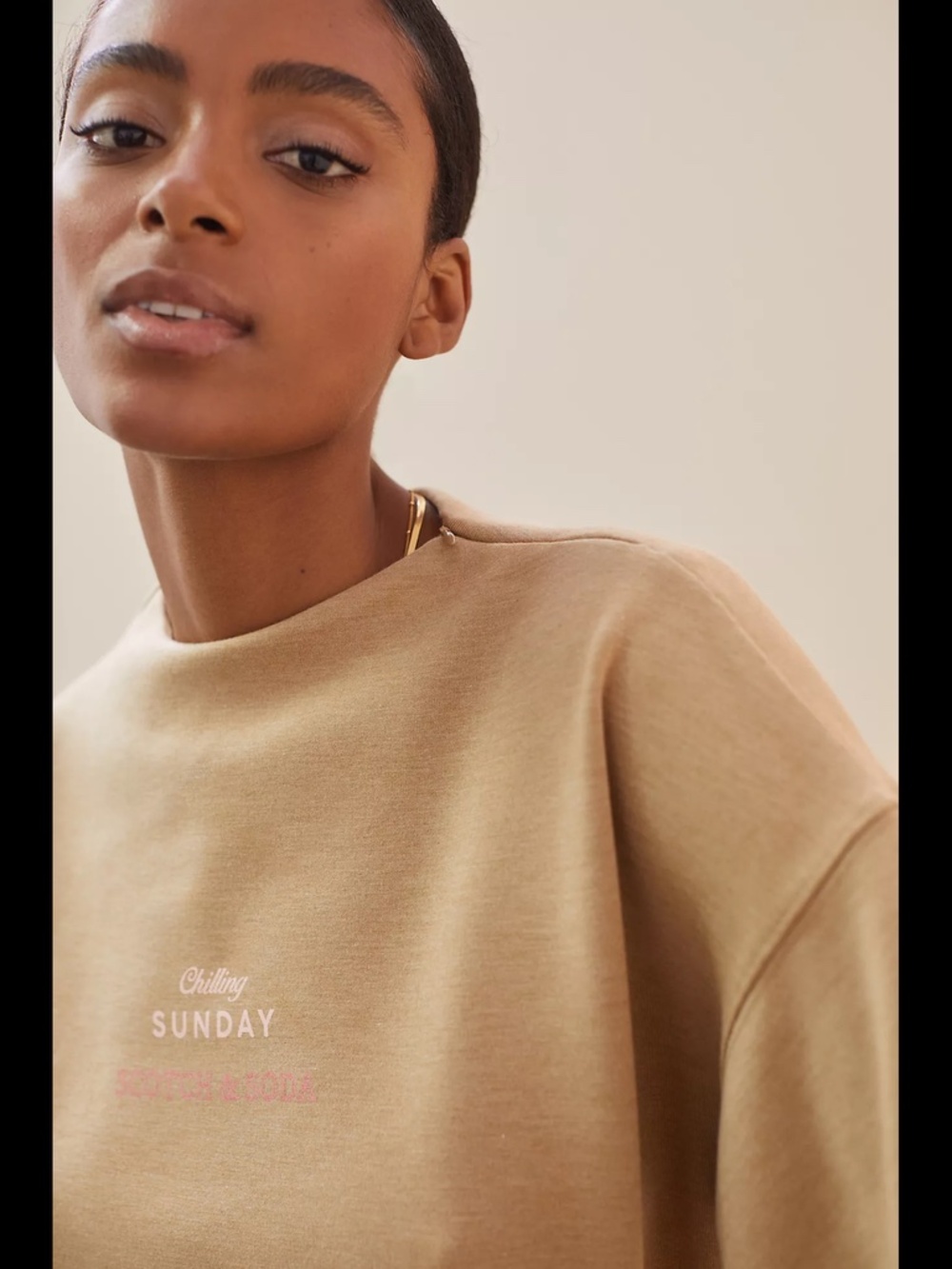 Anthropologie Scotch & Soda High Neck Sweatshirt - Picture 2 of 16